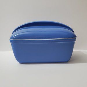 Hall Pottery for Westinghouse Blue Covered Refrigerator Dish Lidded Fridgie